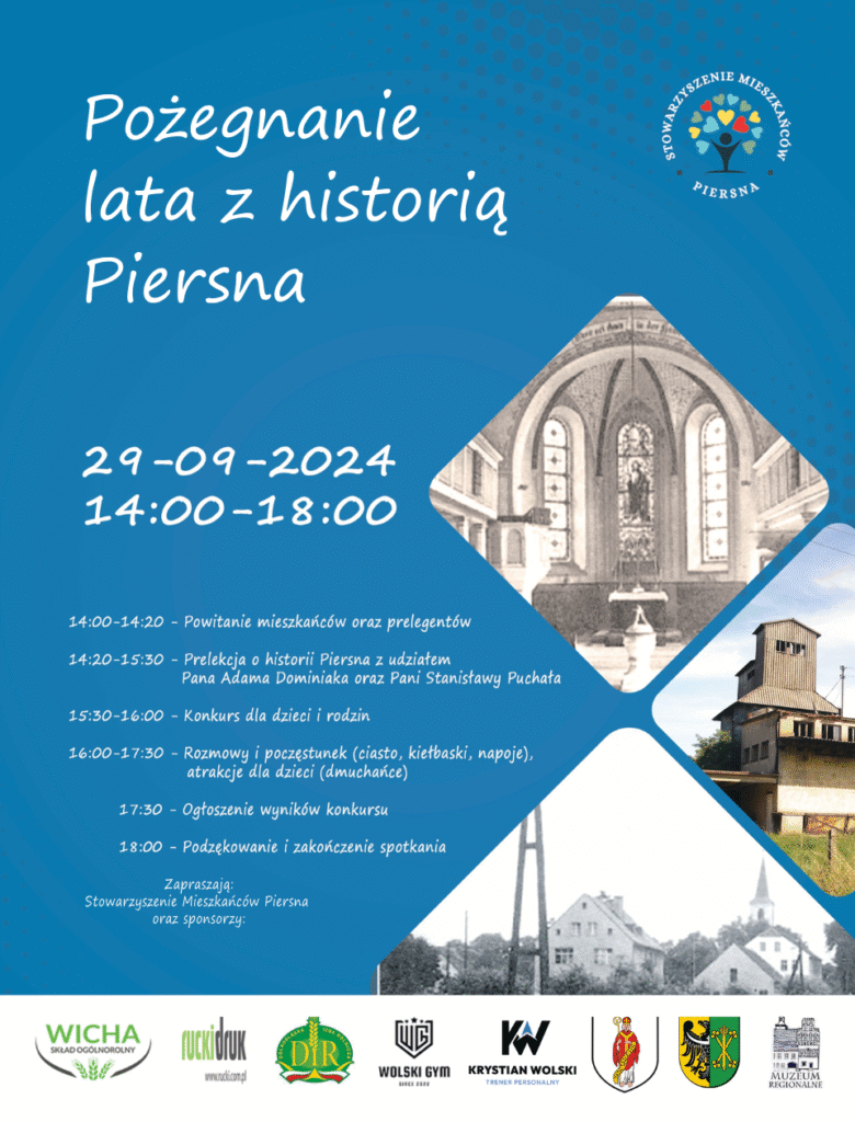 Pożegnanie lata z historią Piersna